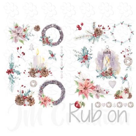 Weihnachtskränze + Co. - Rub On